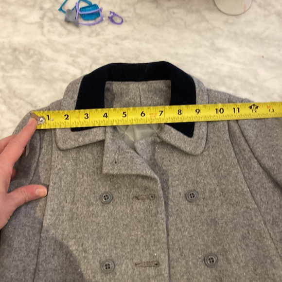 Vintage Grey Wool Coat - Picture 7 of 7